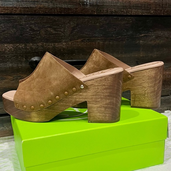 New Sam Edelman JOSSELYN MULE Whiskey Suede size 10 - Picture 9 of 14